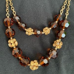 Double strand necklace/earrings